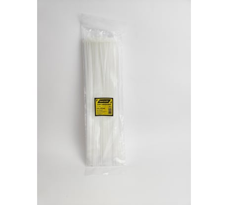 Нейлоновый хомут ЭЛЕКТРОБС 3.6x370 мм, стандартный, цвет белый 20008