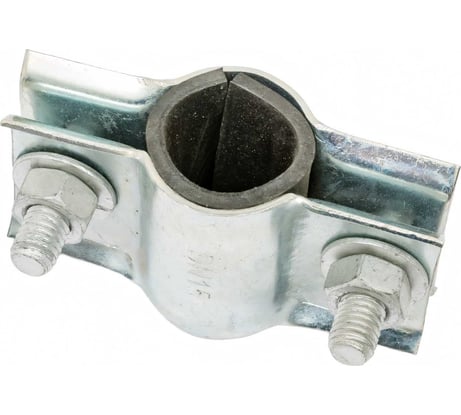 Ремонтный хомут АТКА оцинкованный, 2-составной, ду15 l=40мм, 2 болта 1001010101