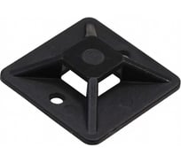 Самоклеящаяся площадка для крепления стяжек ExeGate STM3030B-100 30x30 мм, halogen free, -40C - +85C, черная, 100 шт. 293146