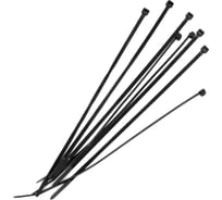 Нейлоновые хомуты Политех черные, 200x3.6 мм, упаковка 50 шт. 3201220