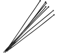 Нейлоновые хомуты Политех черные, 400x4.8 мм, упаковка 100 шт. 3201440