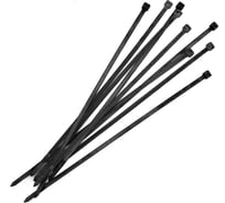 Нейлоновые хомуты Политех черные, 250x4.8 мм, упаковка 100 шт. 3201434
