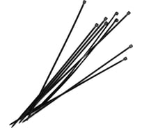 Нейлоновые хомуты Политех черные, 200x2.5 мм, упаковка 100 шт. 3201416