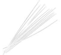 Нейлоновые хомуты Политех белые, 350x4.8 мм, упаковка 100 шт. 3201338