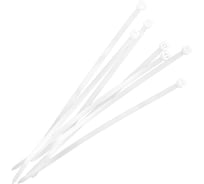 Нейлоновые хомуты Политех белые, 150x3.6 мм, упаковка 100 шт. 3201319
