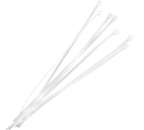 Нейлоновые хомуты Политех белые, 250x3.6 мм, упаковка 100 шт. 3201325