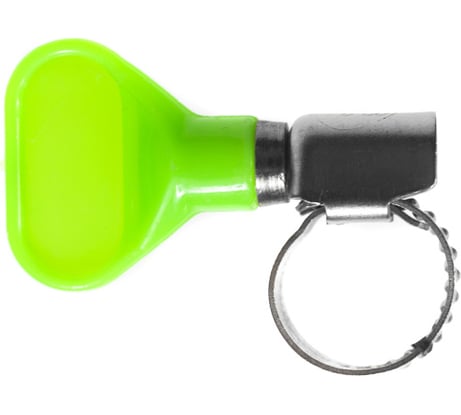 Червячные хомуты Политех накатные с пластиковым ключом, нерж. сталь, 10 шт. в упаковке, 8-12 мм 3204212