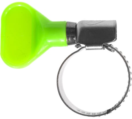 Червячные хомуты Политех накатные с пластиковым ключом, нерж. сталь, 10 шт. в упаковке, 12-22 мм 3204222