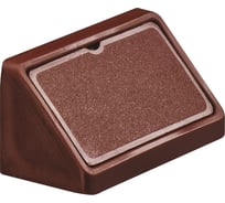 Угловая стяжка Hafele заглушка темно-коричневая, 44 мм, артикул 262.55.112, 100 шт. 262.55.01X