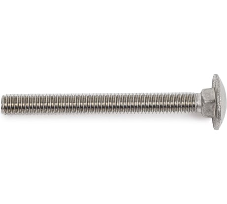 Болт с полукруглой головкой и квадратным подголовником DINFIX полная резьба, DIN 603 А2 M 6x60 мм, 10 шт. 00-0004067