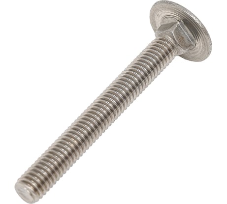 Болт с полукруглой головкой и квадратным подголовником DINFIX полная резьба, DIN 603 А2 M 6x50 мм, 10 шт. 00-0004061