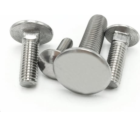 Болт с полукруглой головкой и квадратным подголовником DINFIX полная резьба, DIN 603 А2 M 6x20 мм, 2 шт. 00-0004068