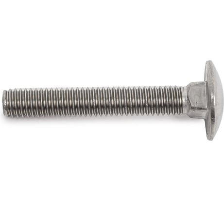 Болт с полукруглой головкой и квадратным подголовником DINFIX полная резьба, DIN 603 А2 M 6x40 мм, 10 шт. 00-0004058