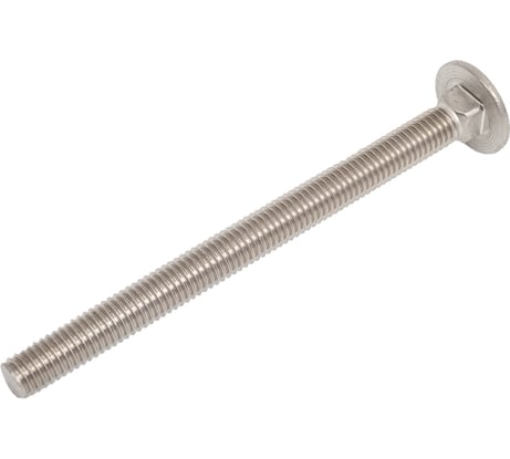 Болт с полукруглой головкой и квадратным подголовником DINFIX полная резьба, DIN 603 А2 M 8x100 мм, 10 шт. 00-0004082