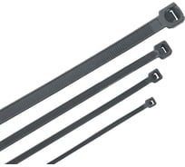Кабельный хомут ITK хкн 2.5x100 мм, нейлон, черный, 100 шт. HKB-W25-L100