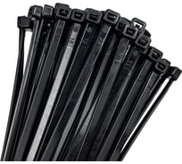 Кабельный хомут ITK хкн 3.6x250 мм, нейлон, черный, 100 шт. HKB-W36-L250