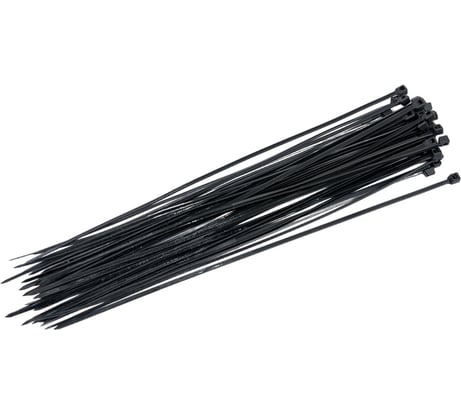 Нейлоновый хомут НЗЭТК 2.5х200 мм, черный 99640