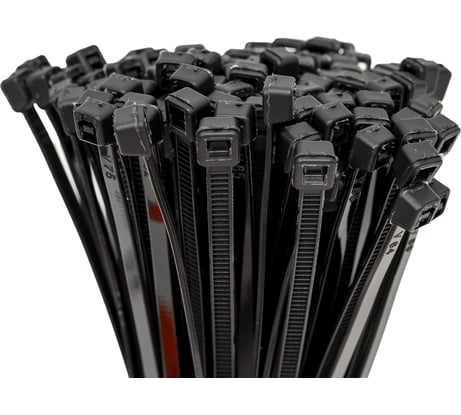 Нейлоновый хомут НЗЭТК 3.6х200 мм, черный 99646