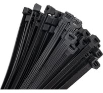 Нейлоновый хомут НЗЭТК 7.6х250 мм, черный 98012
