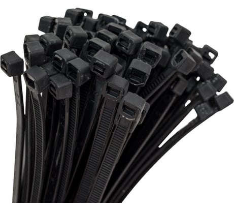 Нейлоновый хомут НЗЭТК 4.8х400 мм, черный 99671