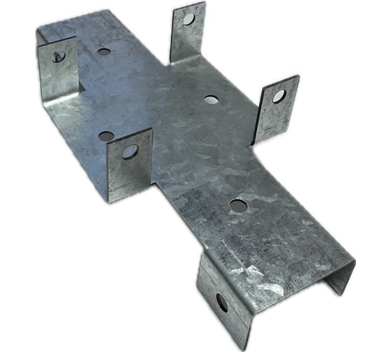 Х-кронштейн для забора BILTI 60x60/40x20 мм, 1 упаковка 24 шт. Б-ХК-6060/4020-Х766 Б-ХК-60*60/40*20-Х766