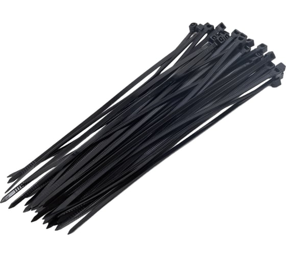 Нейлоновые стяжки HEADROCK черные, 3x150, 100 шт. 278-100-3150 1