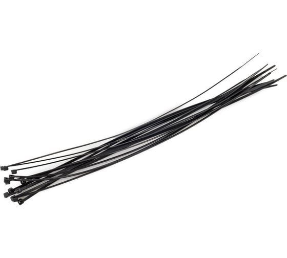 Нейлоновые стяжки HEADROCK черные, 3x300, 100 шт. 278-100-3300