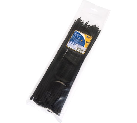 Нейлоновый хомут KRAFT черный 3,6х300 KT 880618