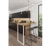 Подстолье (опора) барное Элимет 110x55 см, белое, регулируемые ножки БП-00002687 30902781