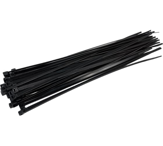 Стандартный хомут EKF P6.6 ч, 3.6x200 50 шт., FlexLock plc-fl-ctsb-3.6x200-r