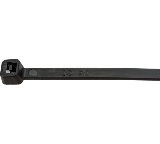 Нейлоновый хомут EKF черный 3,6х150 100 шт. Basic plc-cb-3.6x150