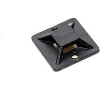 Самоклеящаяся площадка EKF 25х25мм. черная 100шт. SQplc-25x25-b