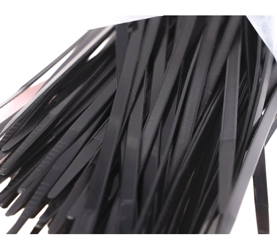 Нейлоновый хомут EKF черный 4,8х150 100шт. Basic SQplc-cb-4.8x150