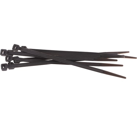 Нейлоновый хомут EKF черный 4,8х150 100шт. Basic SQplc-cb-4.8x150