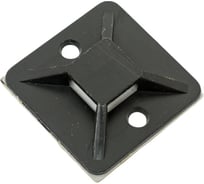 Самоклеящаяся площадка EKF 30х30 мм черная 100 шт. plc-30x30-b