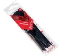 Стандартный хомут EKF P6.6 ч, 2.5x100 50 шт., FlexLock plc-fl-ctsb-2.5x100-r