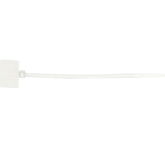 Нейлоновый хомут с маркировочной площадкой EKF 2,5х110 100 шт. PROxima plc-c-p-2.5x110 1