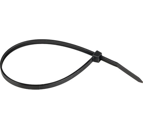 Хомут EKF 4.8х250 черный нейлон 100 шт. plc-cb-4.8x250