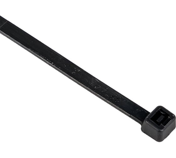 Хомут EKF 4.8х250 черный нейлон 100 шт. plc-cb-4.8x250