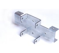 Х-кронштейн для забора BILTI 60x60/40x20 мм, 1 упаковка 50 шт. Б-ХК-60*60/40*20-Х340
