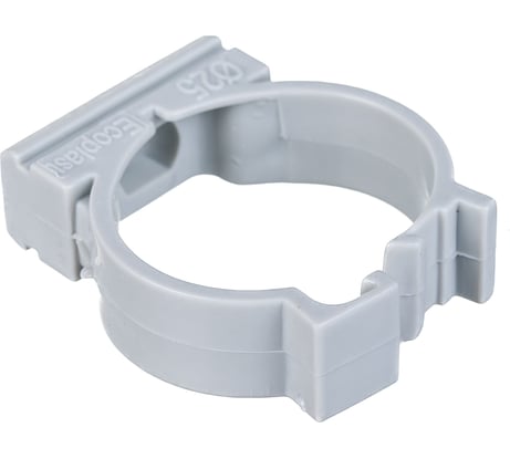 Держатель с защелкой для труб Экопласт CFC25G D25 мм, 10 шт. 41625-10