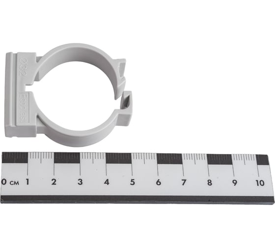 Держатель с защелкой для труб Экопласт CFC32G D32 мм, 10 шт 41632-10