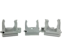 Крепеж-клипса для труб ЭЛЕКТРОБС полистирол, d20 мм, 100 шт 20820