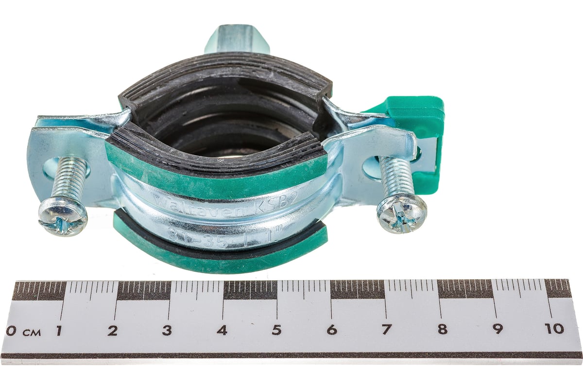 Хомут Walraven BIS, KSB2, M8/10, 31-35 мм, с epdm, оцинкованный 3396035 ...