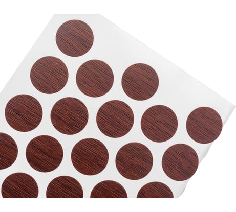 Заглушка-самоклейка Tech-Krep/Zitar 14 мм махагон 50 шт 147773