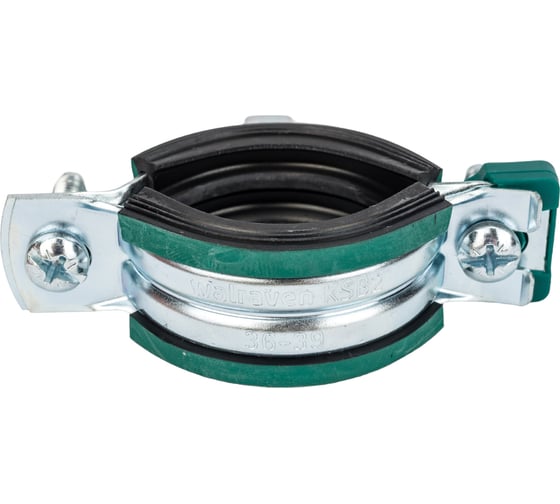 Оцинкованный хомут Walraven BIS, KSB2, M8/10, 36-39 мм, с epdm 3396039