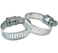 Набор хомутов Boutte оцинкованный, червячный, 16-27 мм, под отвертку, 2 шт. 7768387