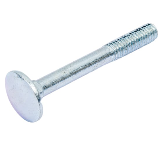 Мебельный болт STEELREX DIN 603, цинк, М6x50 мм, 40 шт. 0213006050B400004032