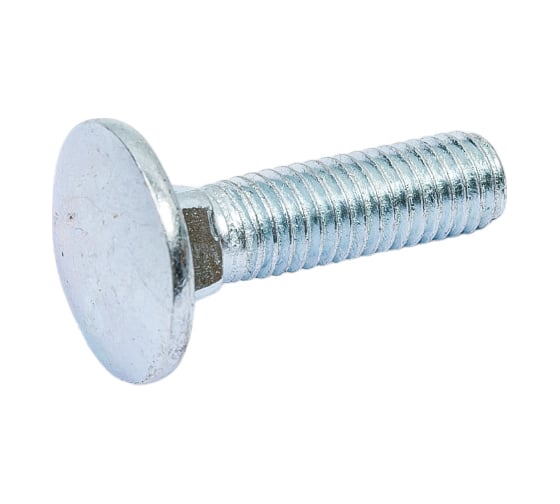 Мебельный болт STEELREX DIN 603, цинк, М8x30 мм, 40 шт. 0213008030B400004032