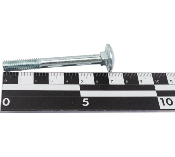 Мебельный болт STEELREX DIN 603, цинк, М8x70 мм, 15 шт. 0213008070B400001532